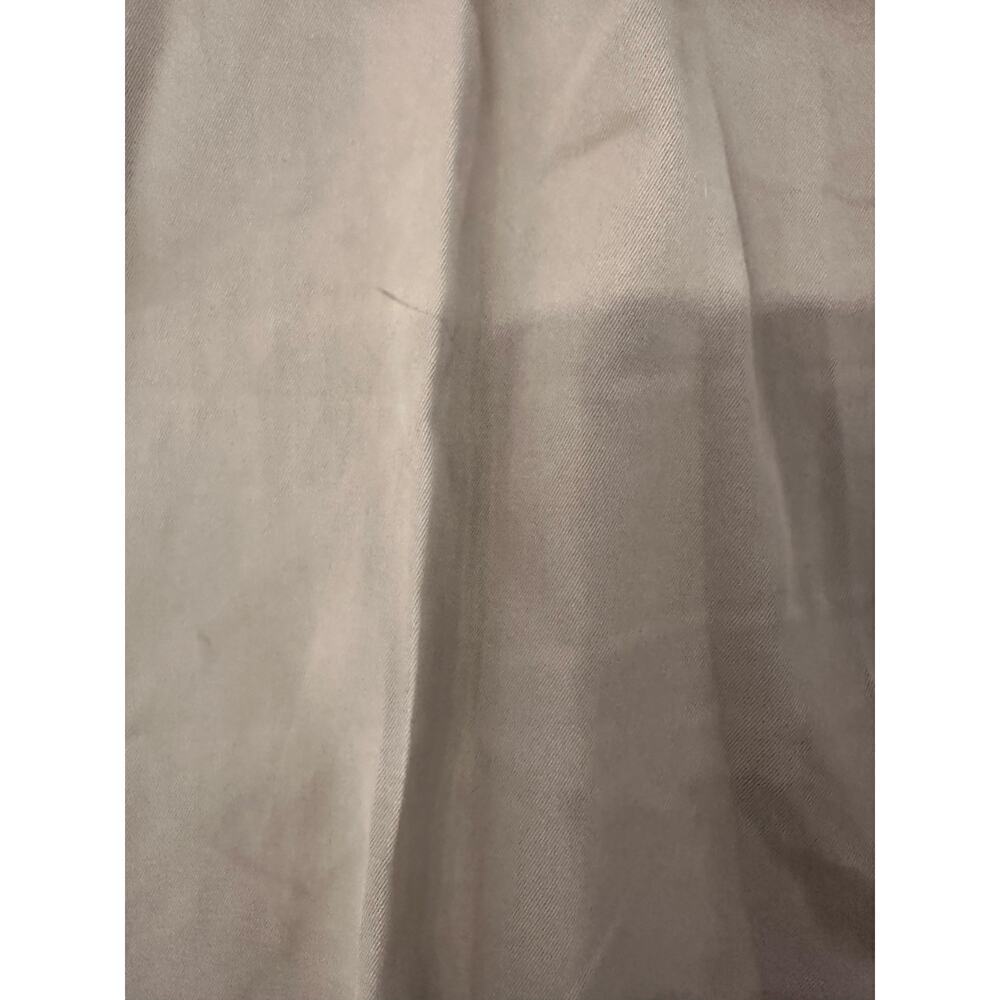 Eddie Bauer Khaki Tapered Pants Women’s 14 (Measured) Pull-On Hem Detail - Picture 5 of 8